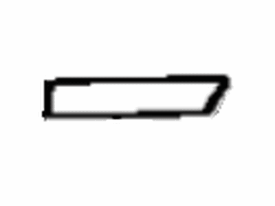 Toyota 75652-16420-B2 Moulding, Quarter, Outside LH