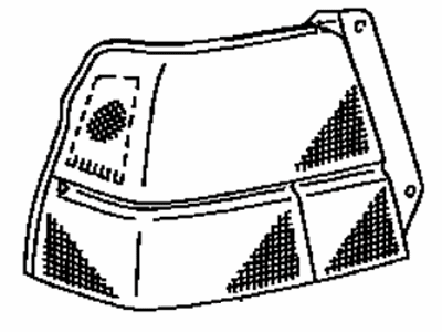 Toyota 81560-16630 Tail Lamp Assembly