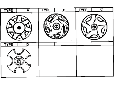 Toyota 42602-16120 Wheel Cover
