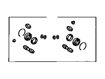 Toyota 04479-28050 Caliper Overhaul Kit