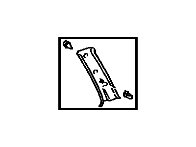 Toyota 62639-95D00-10 Upper Quarter Trim