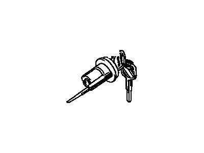 Toyota 69057-95D01 Cylinder & Key Set, Ignition Switch Lock