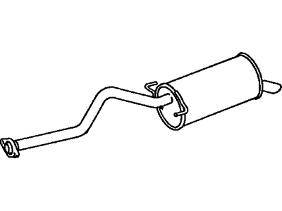 Toyota 17405-76080 Muffler & Tail Pipe