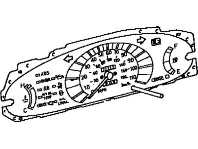 Toyota 83110-28351 Speedometer Assembly