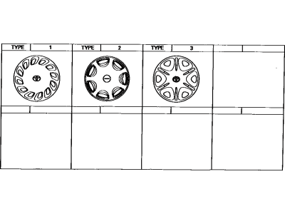 Toyota 42621-28090 Wheel Cap