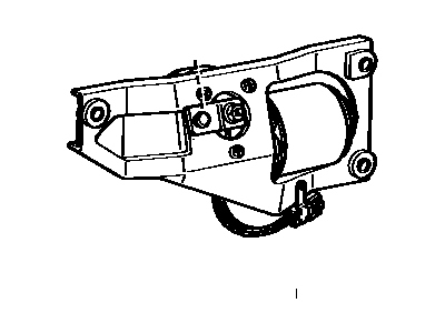 Toyota 85120-91256 Motor And Bracket Assy, Rear Wiper