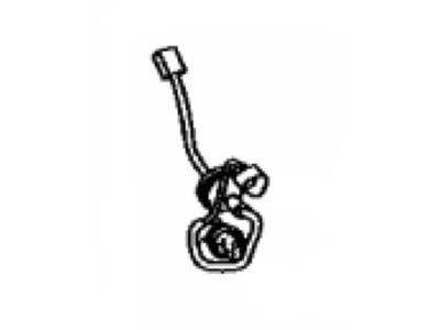 Toyota 81565-0E160 Socket & Wire, Rear Co
