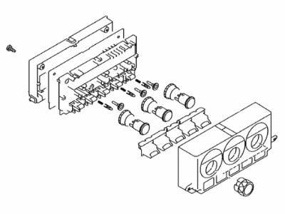 Toyota SU003-05939 Dash Control Unit