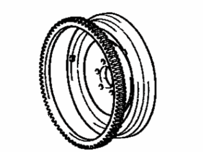 Toyota 13453-60010 Gear, Flywheel Ring
