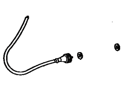 Toyota 83710-69106 Speedometer Drive Cable Assembly, No.1