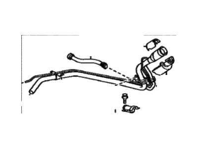 Lexus 77210-35080 Pipe Assembly, Fuel Tank