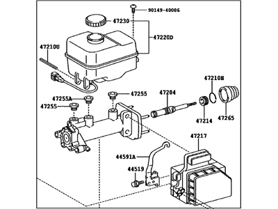 Toyota 47025-35181 Master Cylinder