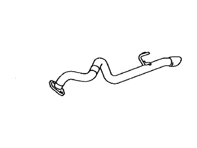 Toyota 17430-31870 Tailpipe
