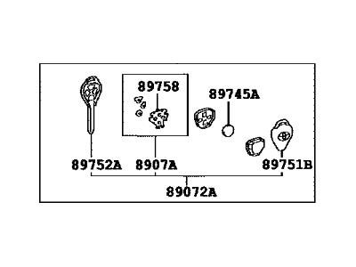 Toyota 89070-35260 Transmitter