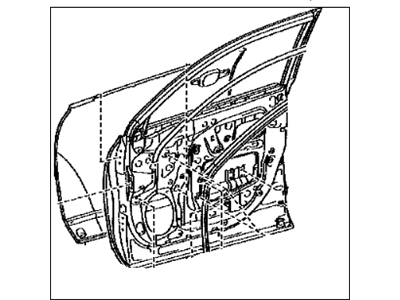 Toyota 67001-35730 Panel Sub-Assembly, Front D