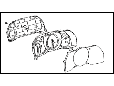 Toyota 83800-35J80 Meter Assembly, Combination