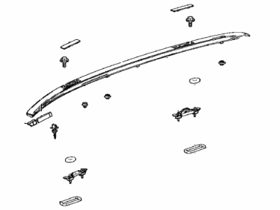 Toyota 62404-42010-C2 GARNISH Sub-Assembly, Ro