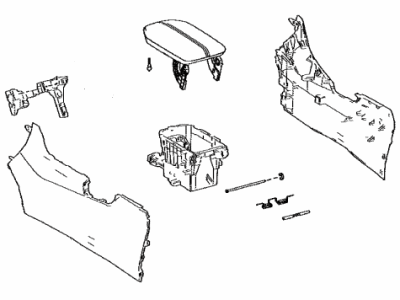 Toyota 58810-0R010-C0 Console Assembly