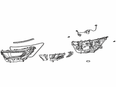 Toyota 81170-42821 Composite Headlamp