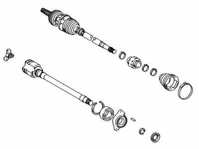 Toyota 43410-33350 Axle Assembly