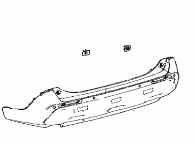 Toyota 52159-42220 Cover Rr Bumper
