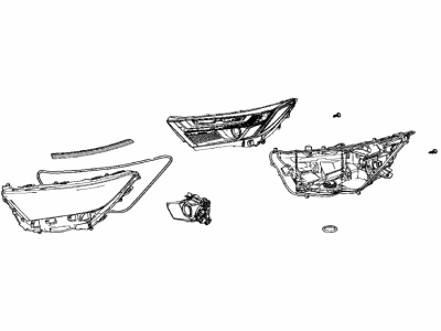 Toyota 81130-42821 Composite Headlamp
