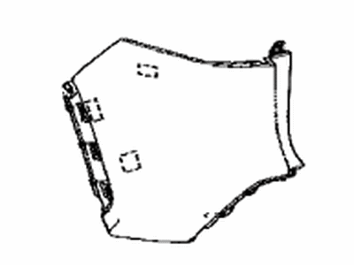 Toyota 52162-42944 Piece, Rr Bumper, LH