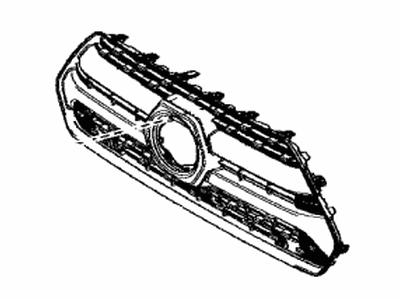 Toyota 53111-0R120 Upper Grille