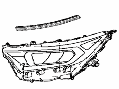 Toyota 81170-42811 Composite Headlamp