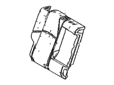 Toyota 71651-42180 PAD, RR SEAT BACK, R