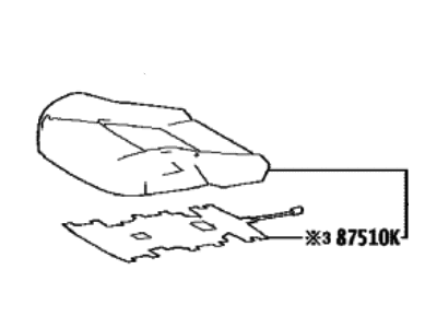 Toyota 71071-42J10-C0 COVER SUB-ASSY, FR S