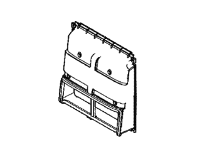 Toyota 16593-10020 GUIDE, RADIATOR AIR