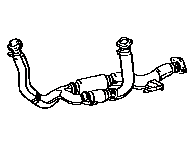 Toyota 17410-7A180 Front Exhaust Pipe Assembly