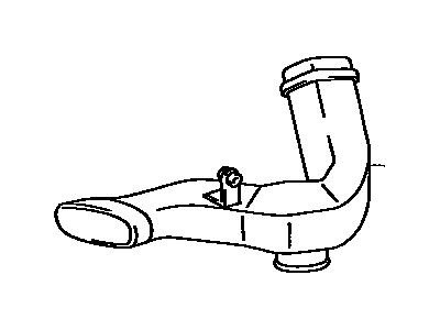 Toyota 17806-74010 Pipe Sub-Assembly, Air Cleaner