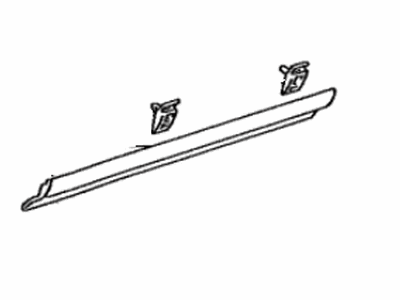 Toyota 75735-06010 Moulding, Front Door Outside, Lower RH