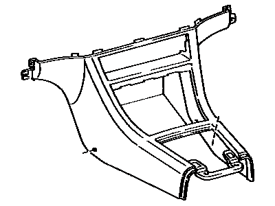 Toyota 58810-33010-K0 Box, Console, Front