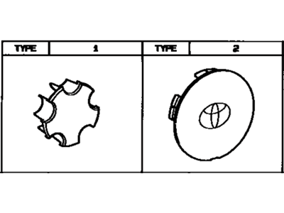 Toyota 42603-33031 Wheel Hub Ornament Sub-Assembly