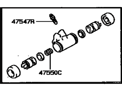 Toyota 47550-33010 Wheel Cylinder