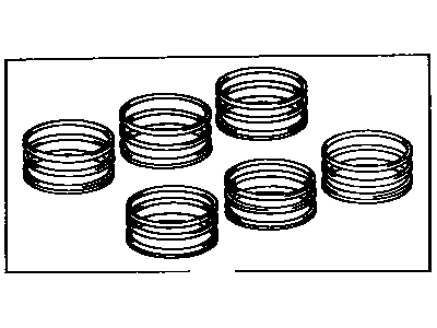 Toyota 13011-20020 Ring Set, Piston