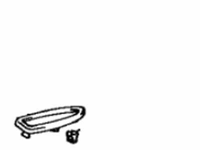 Toyota 74260-32030-E1 ARMREST Assembly, Rear Doo