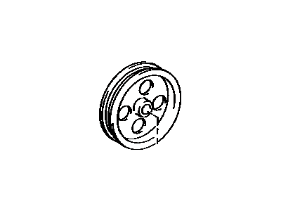 Toyota 44311-07010 Pulley, Vane Pump