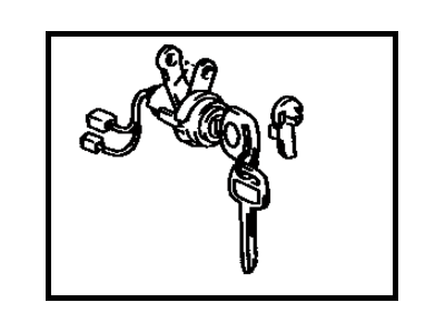 Toyota 69052-33030 Cylinder & Keys