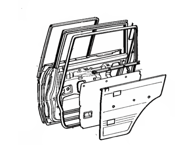 Toyota 68142-90A01 Run Channel
