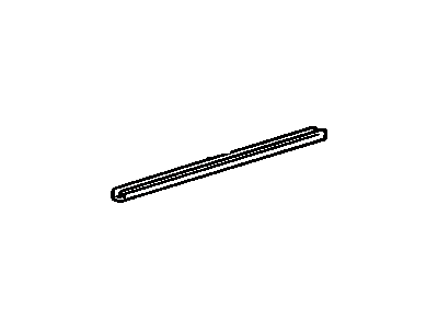 Toyota 68173-20030 Weatherstrip, Rear Door Glass Channel