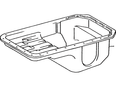 Toyota 12101-61013 Oil Pan