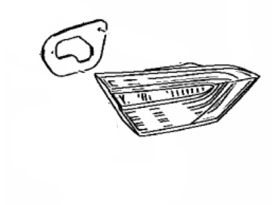 Toyota 81581-06630 Lens & Body, Rear Lamp
