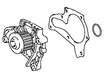 Toyota 16110-79026 Water Pump Assembly W/O Cover