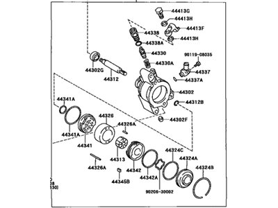 Toyota 44320-20430 Power Steering Pump