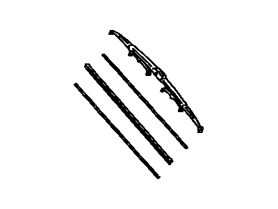 Toyota 85242-20030 Rear Windshield Wiper Blade Assembly