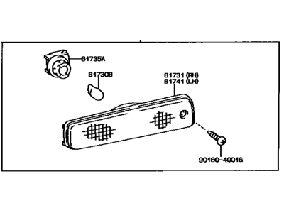 Toyota 81730-20230 Marker Lamp